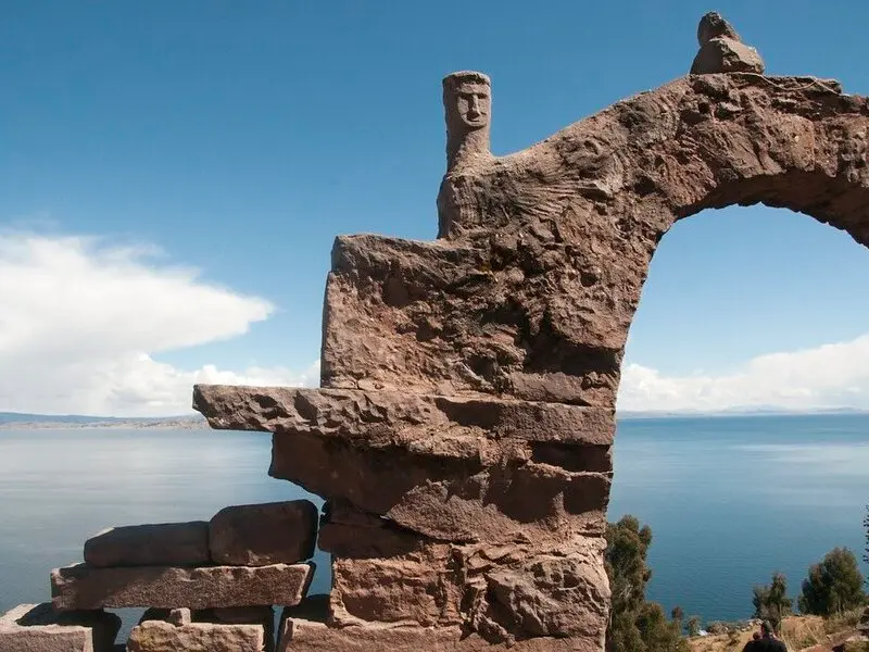 Ilha Taquile no Lago Titicaca, Puno