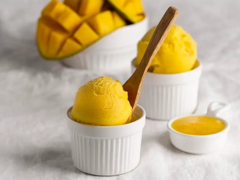 Sorvete de lúcuma típico de Ica