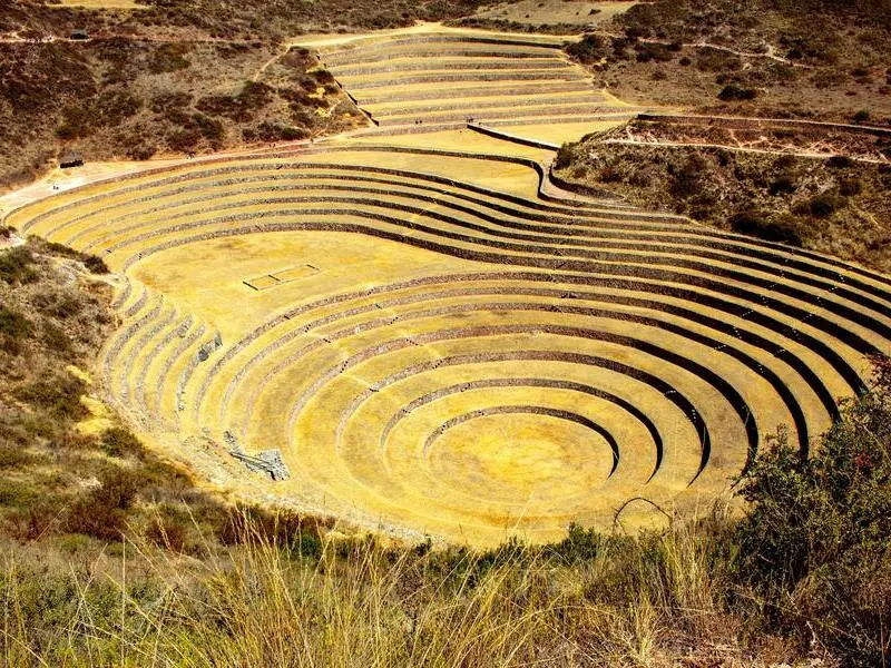 Terraços circulares de Moray no Vale Sagrado
