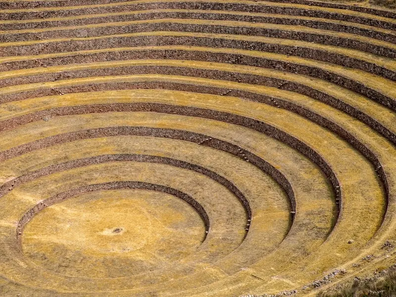 Terraços circulares de Moray no Vale Sagrado
