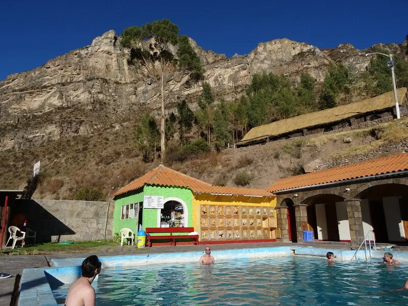 Águas termais de La Calera no Colca