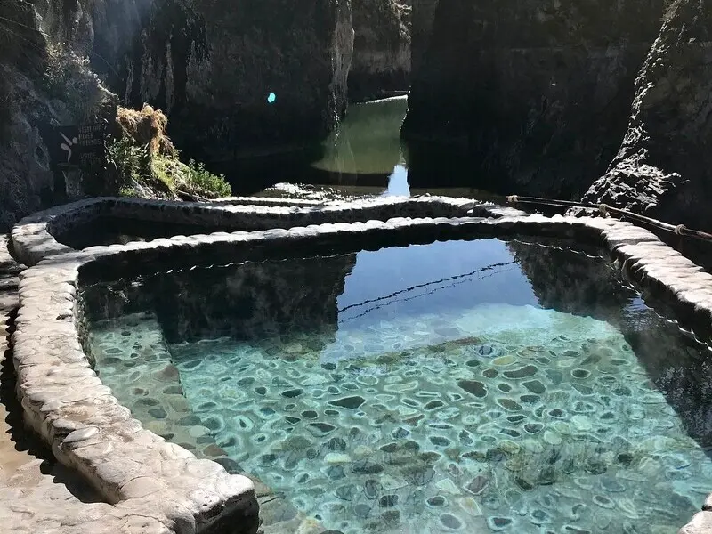 Águas termais no Cânion do Colca