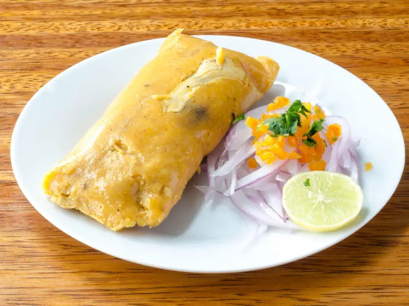 Tamales tradicionais da região de Nazca