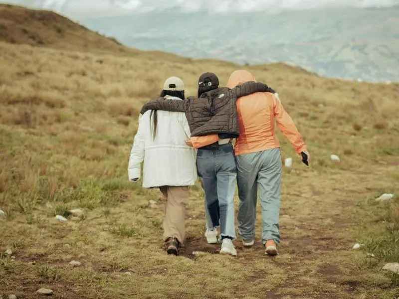 Turistas em passeio leve em Huaraz